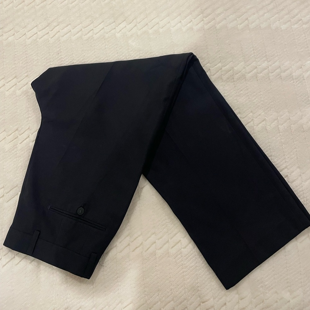 Giorgio Armani Black Wool Trousers